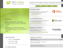 Tablet Screenshot of pcopen.pl
